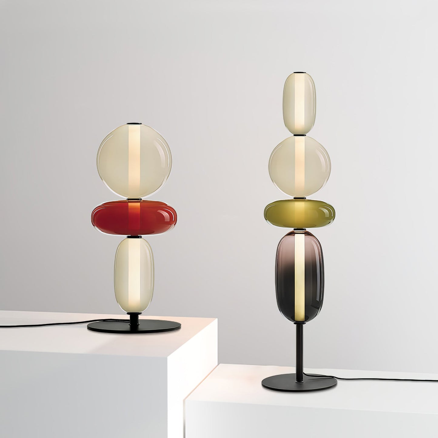 Pebora Glass Table Lamp