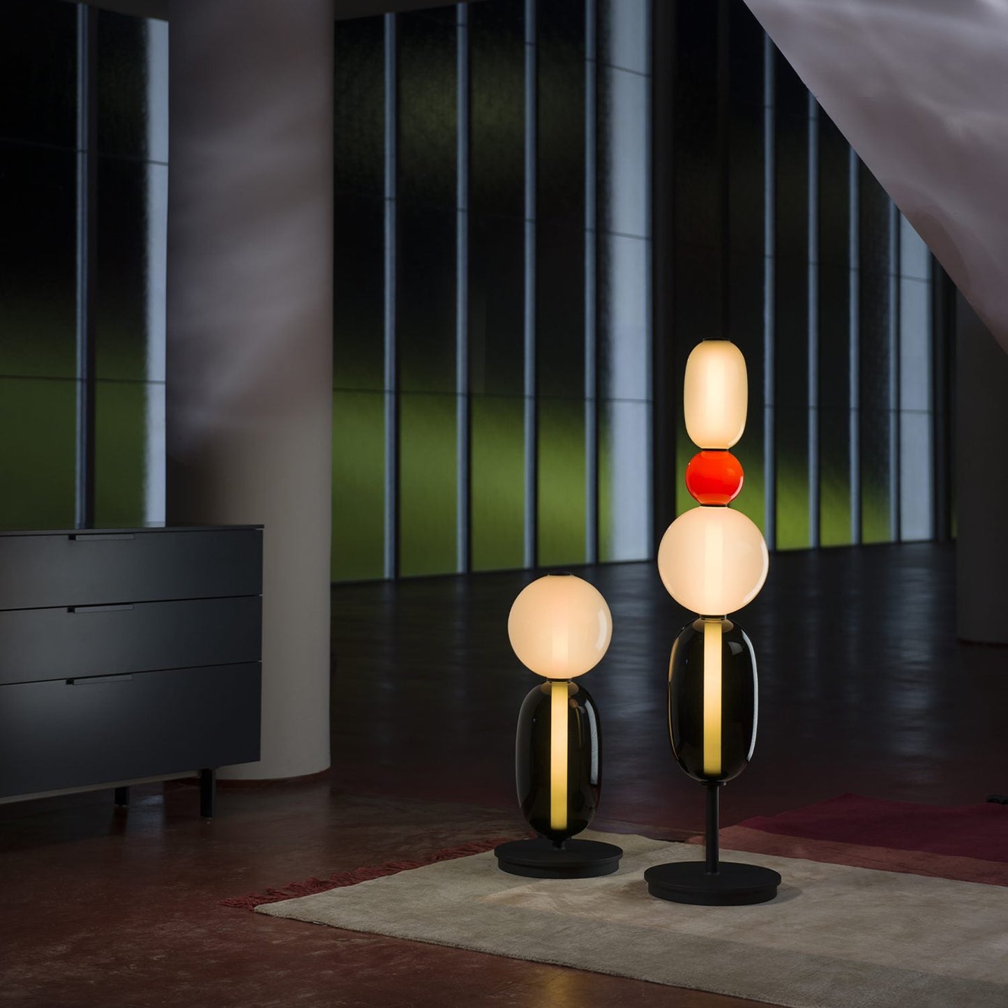 Pebora Glass Table Lamp
