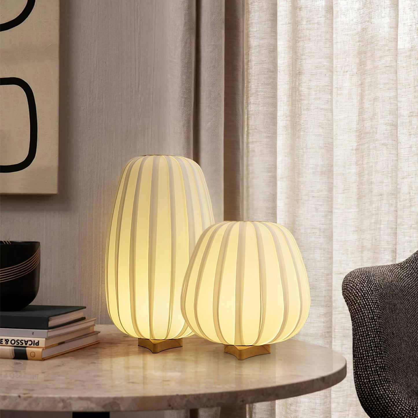 Lunelle Fabric Table Lamp