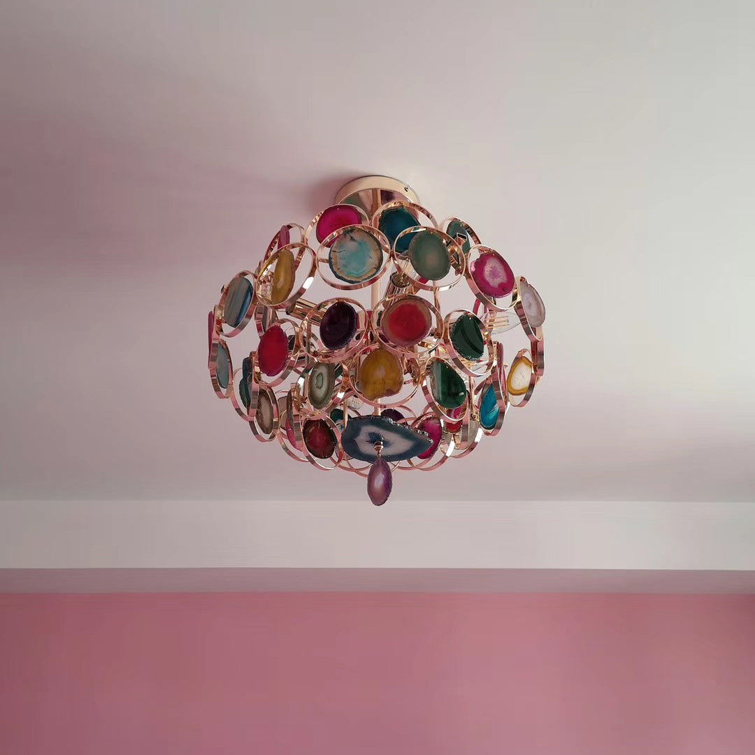Seraphine Agate Stone Chandelier