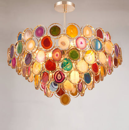 Seraphine Agate Stone Chandelier