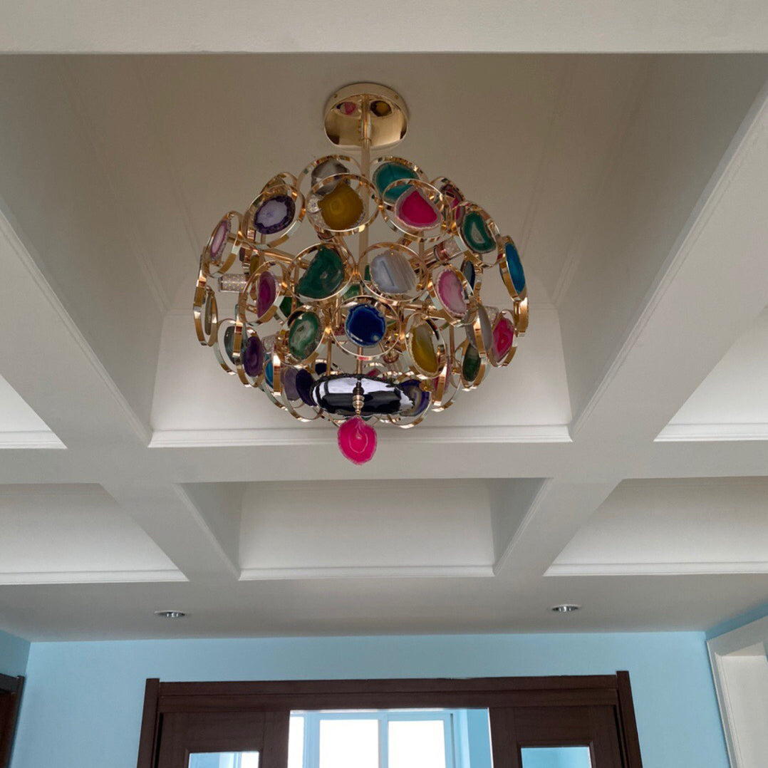 Seraphine Agate Stone Chandelier