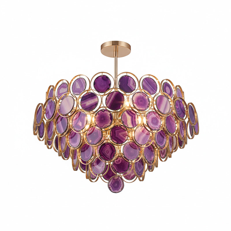 Seraphine Agate Stone Chandelier