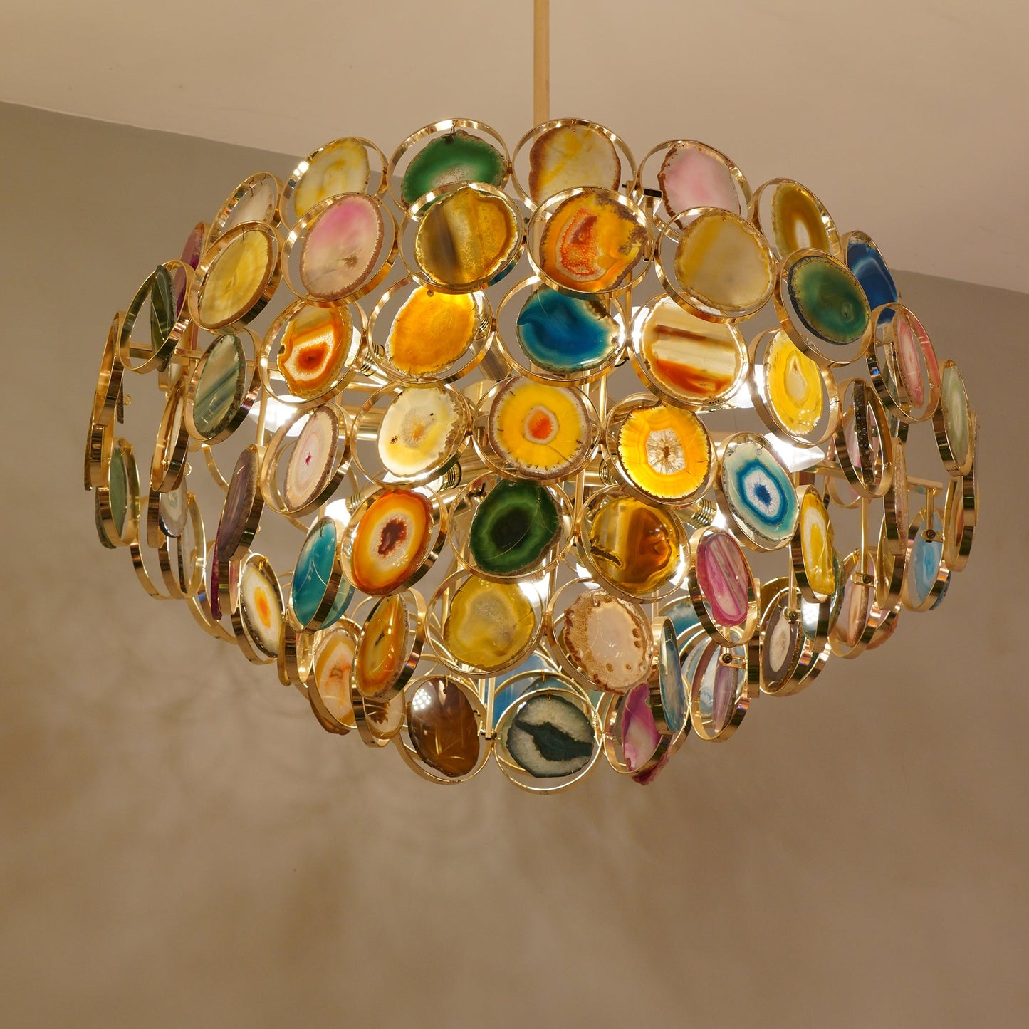 Seraphine Agate Stone Chandelier