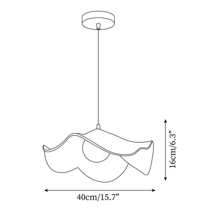 Casia Lotus Resin Pendant Light