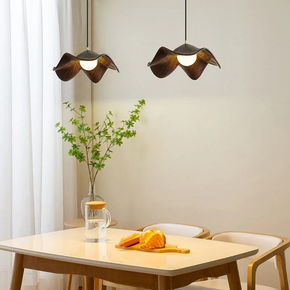 Casia Lotus Resin Pendant Light