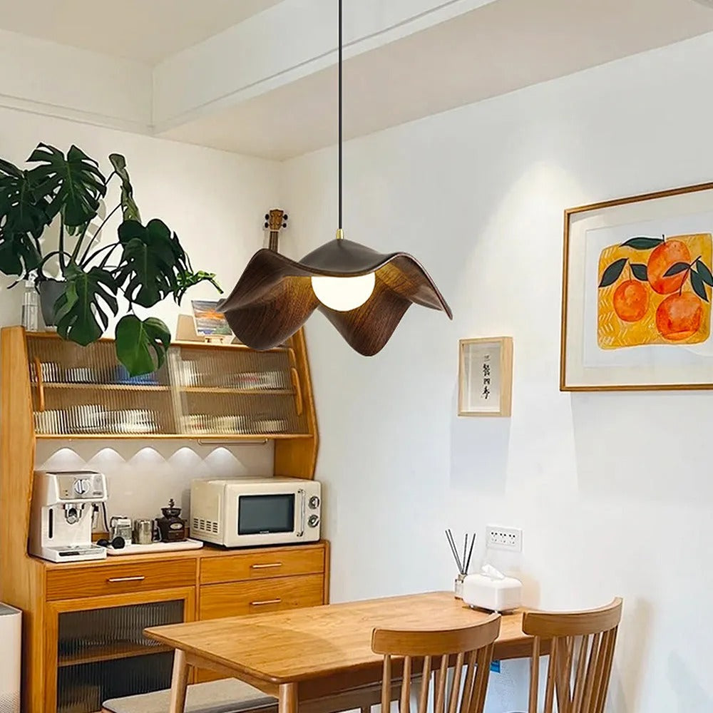 Casia Lotus Resin Pendant Light