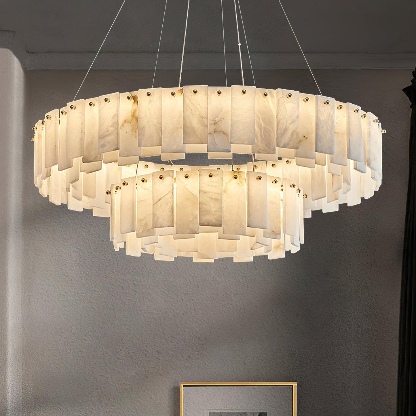 Arvix Modern Alabaster Chandelier