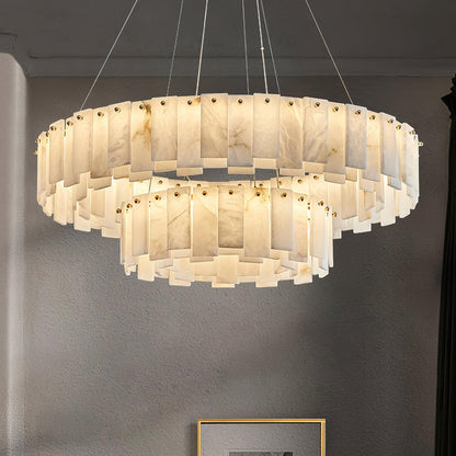 Arvix Modern Alabaster Chandelier
