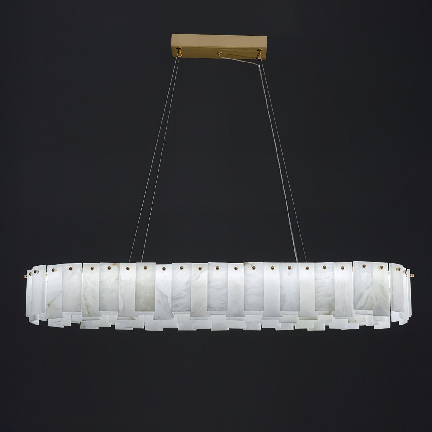 Arvix Modern Alabaster Chandelier