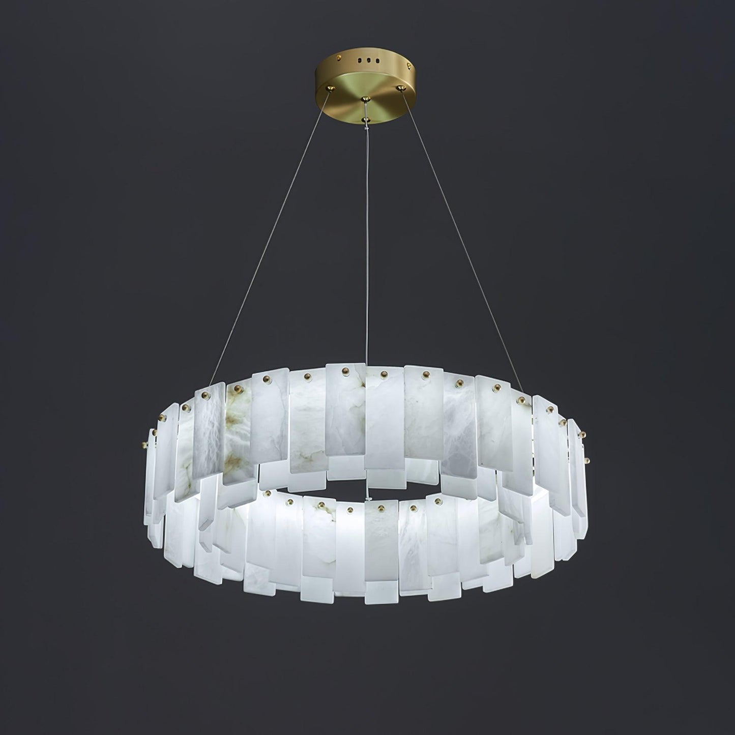 Arvix Modern Alabaster Chandelier