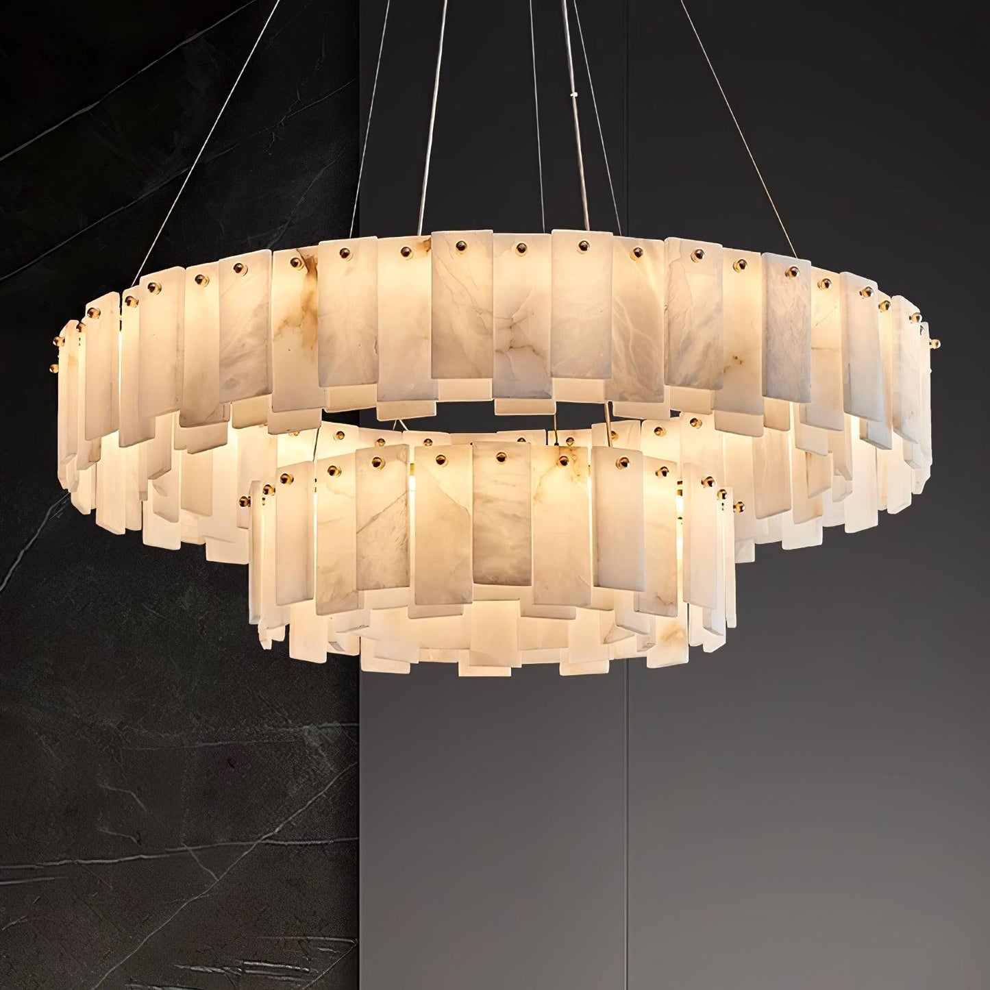 Arvix Modern Alabaster Chandelier