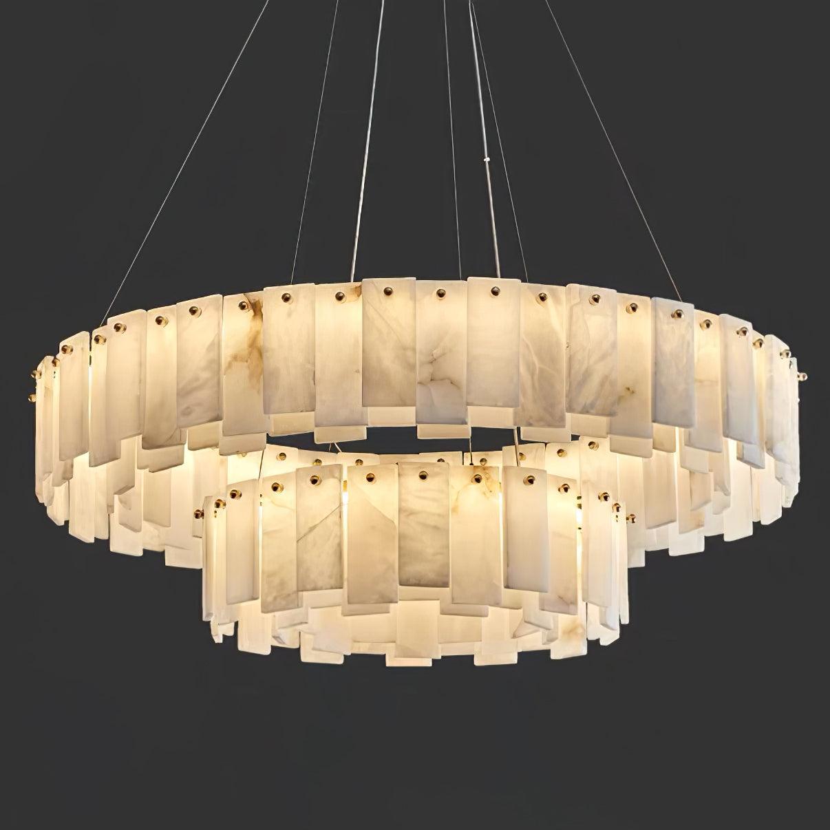 Arvix Modern Alabaster Chandelier