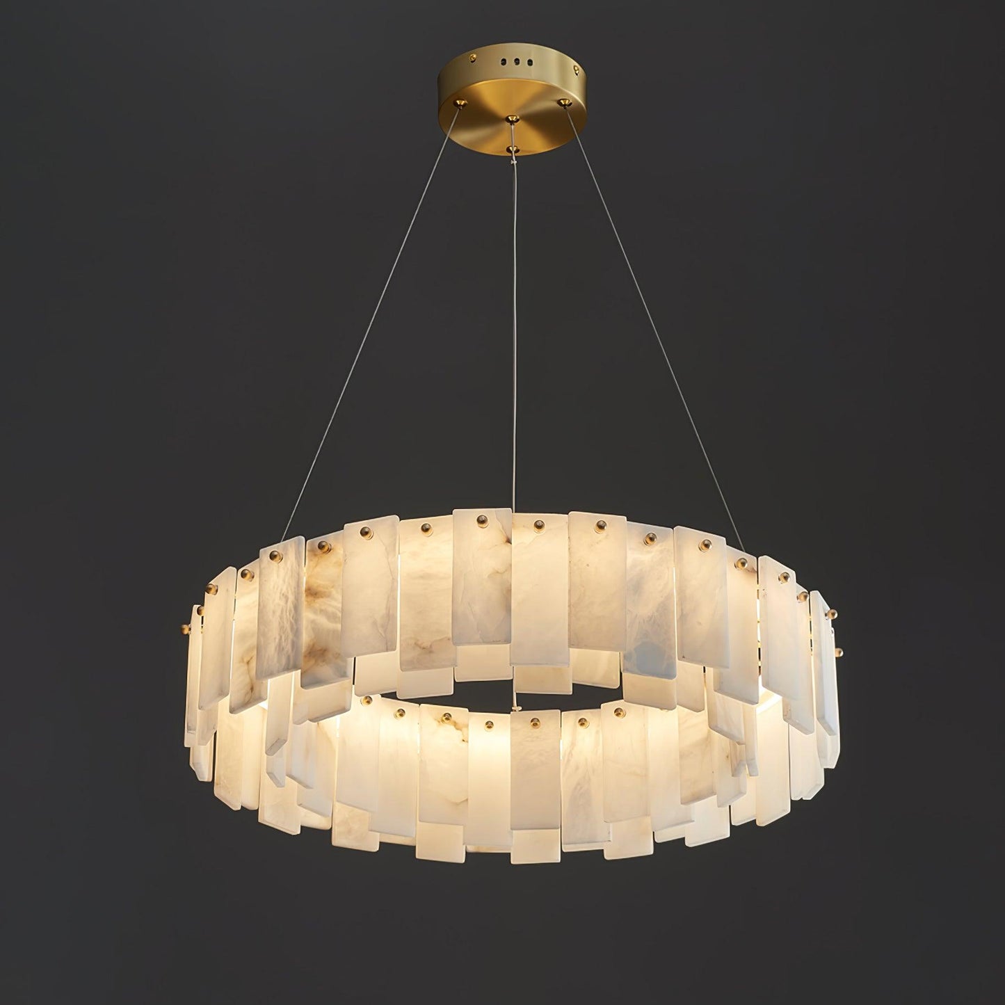Arvix Modern Alabaster Chandelier