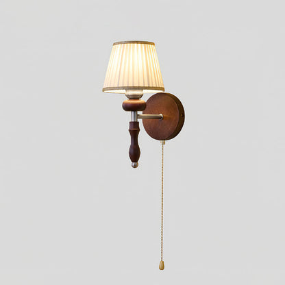Marceline Vintage Fabric Wall Light