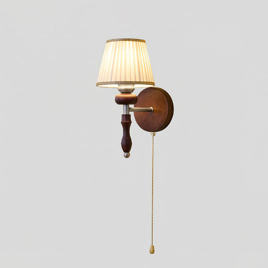 Marceline Vintage Fabric Wall Light