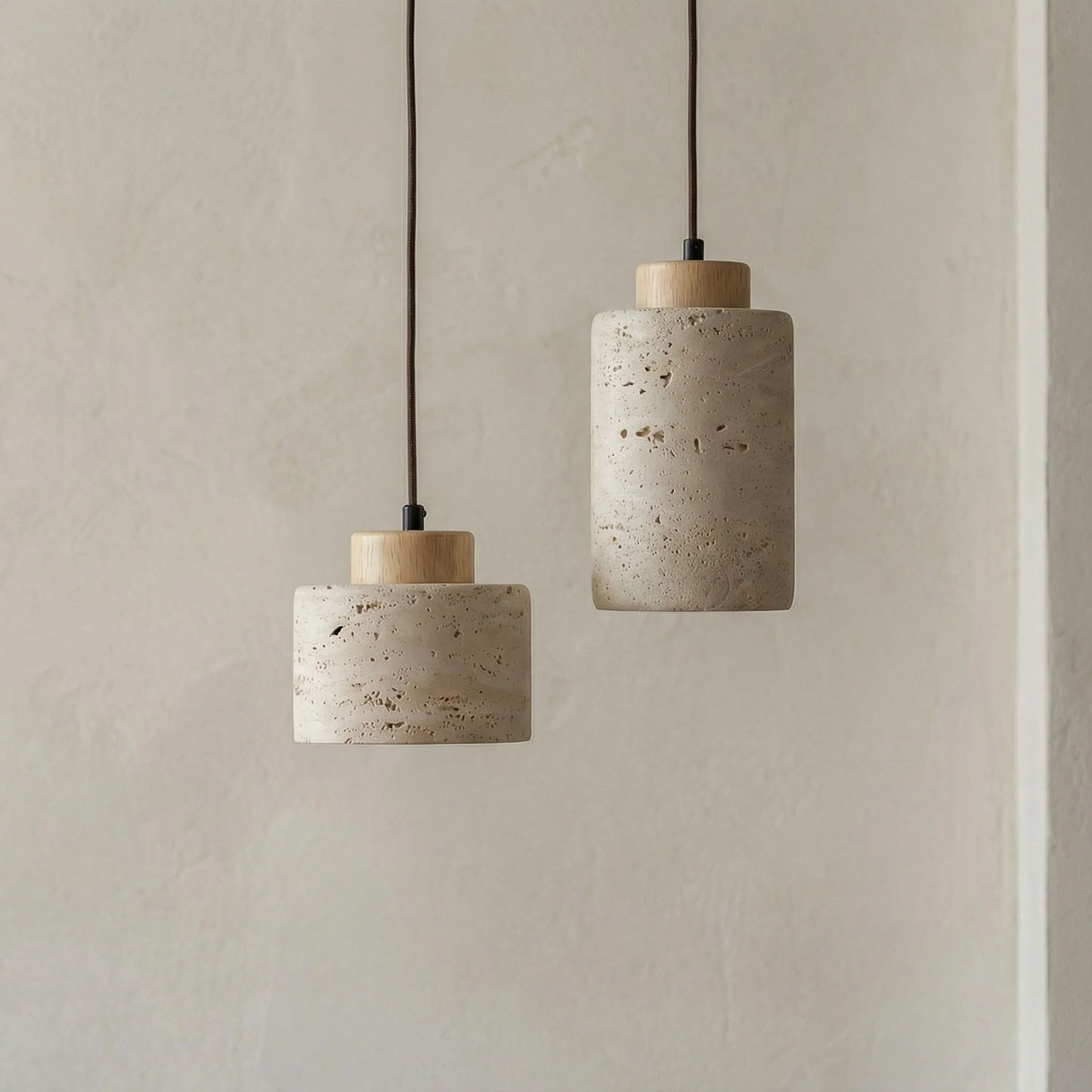 Cerova Japanese Stone Pendant Light