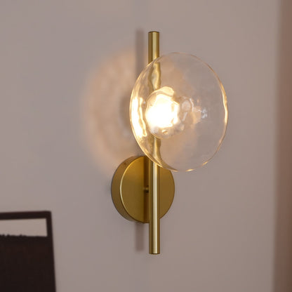 Esmeree Ripple Glass Wall Light