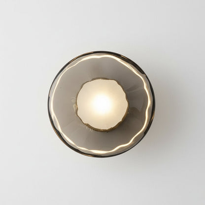 Esmeree Ripple Glass Wall Light