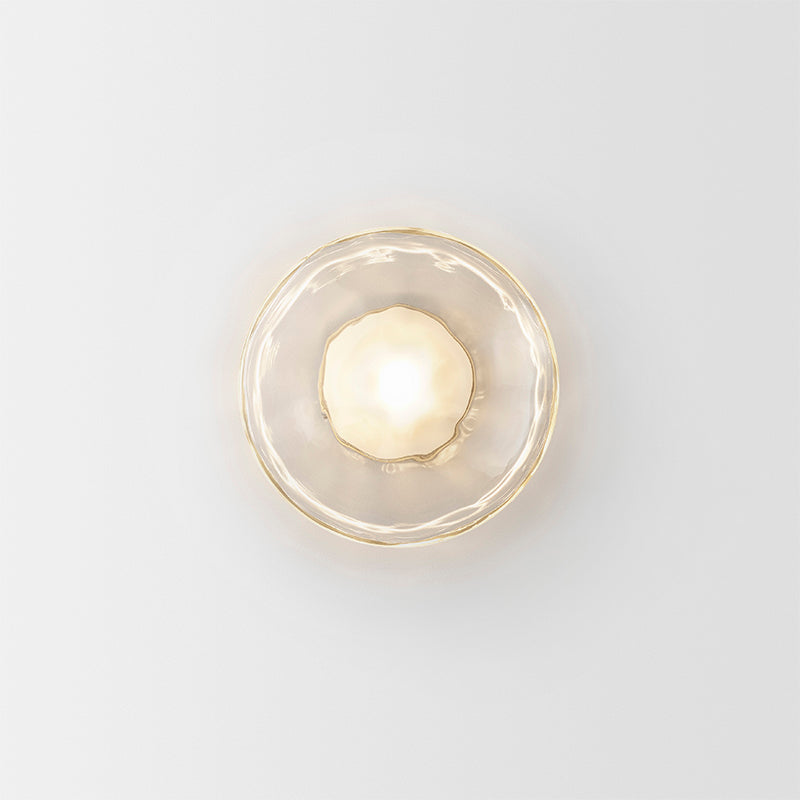 Esmeree Ripple Glass Wall Light