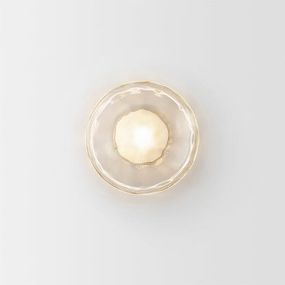 Esmeree Ripple Glass Wall Light