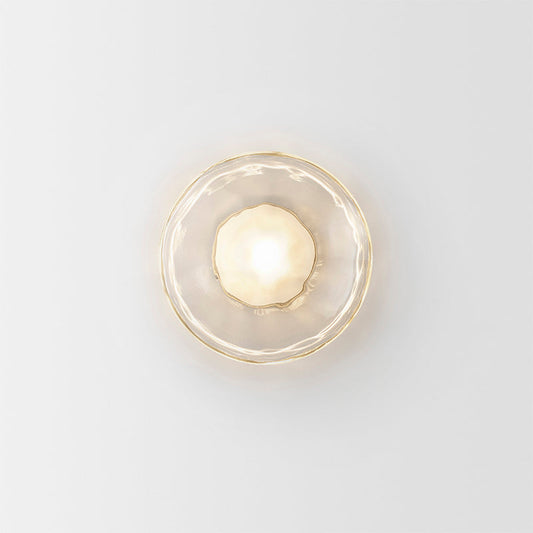 Esmeree Ripple Glass Wall Light