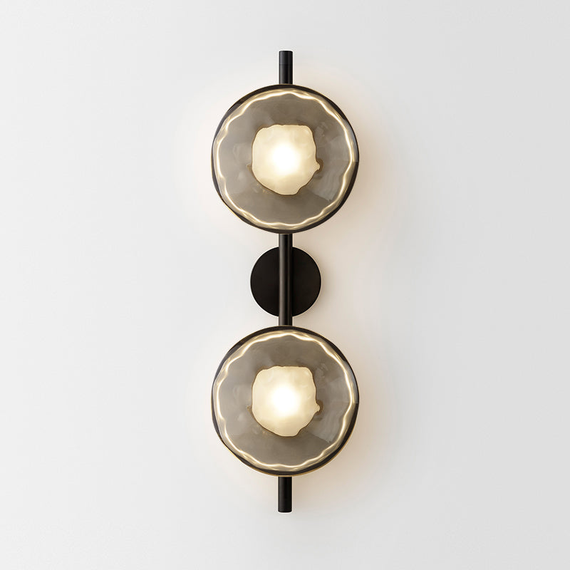 Esmeree Ripple Glass Wall Light