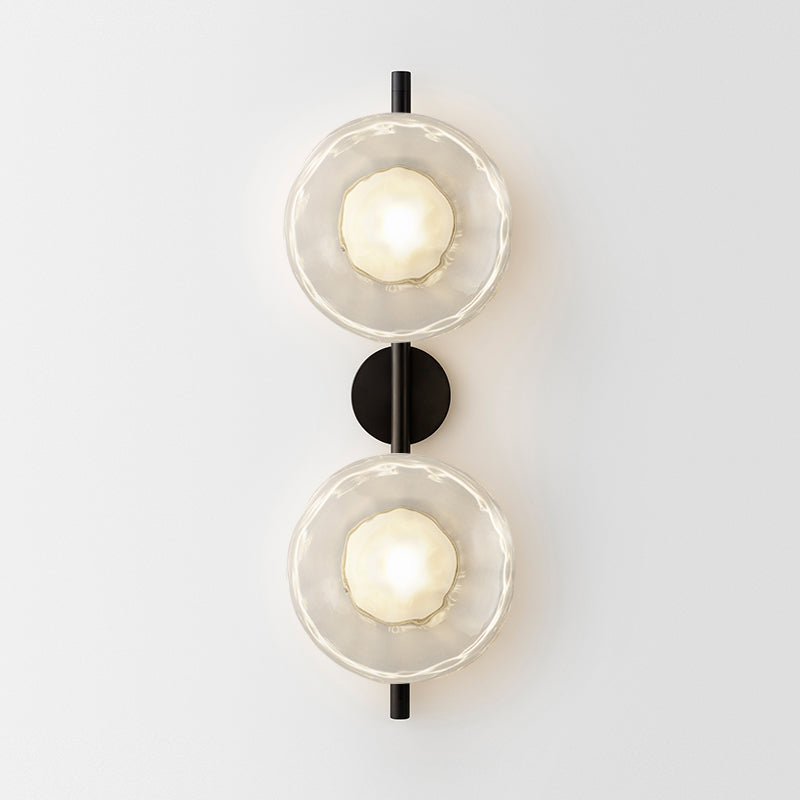 Esmeree Ripple Glass Wall Light
