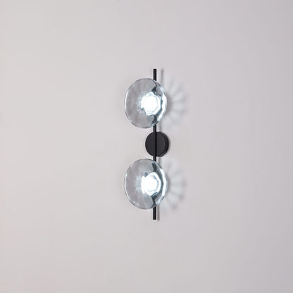 Esmeree Ripple Glass Wall Light