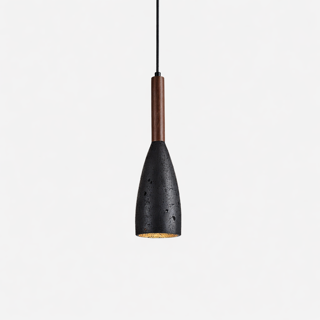 Siya Travertine Teardrop Pendant Light