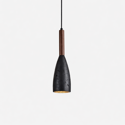 Siya Travertine Teardrop Pendant Light
