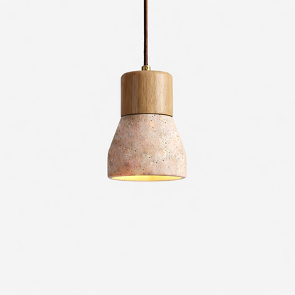 Siya Travertine Stone Pendant Light