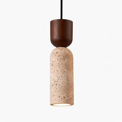 Siya Travertine Stone Pendant Light