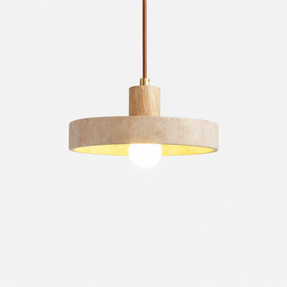 Siya Travertine Stone Pendant Light