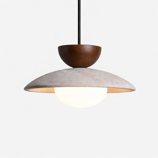 Siya Travertine Stone Pendant Light