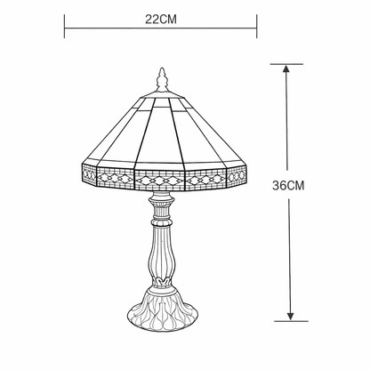 Avon Tiffany Stained Glass Light