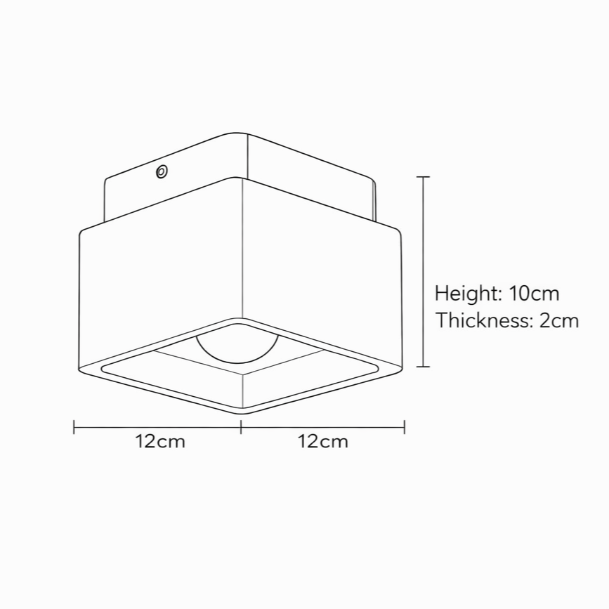 Siya Travertine Stone Ceiling Lamp Light
