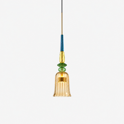 Colorful Glass LED Pendant Light
