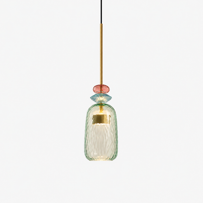 Colorful Glass LED Pendant Light