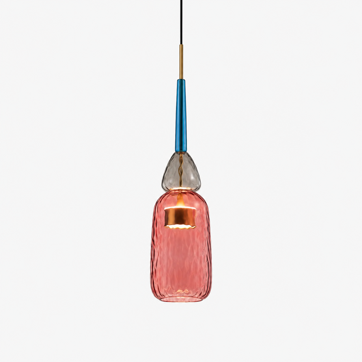 Colorful Glass LED Pendant Light