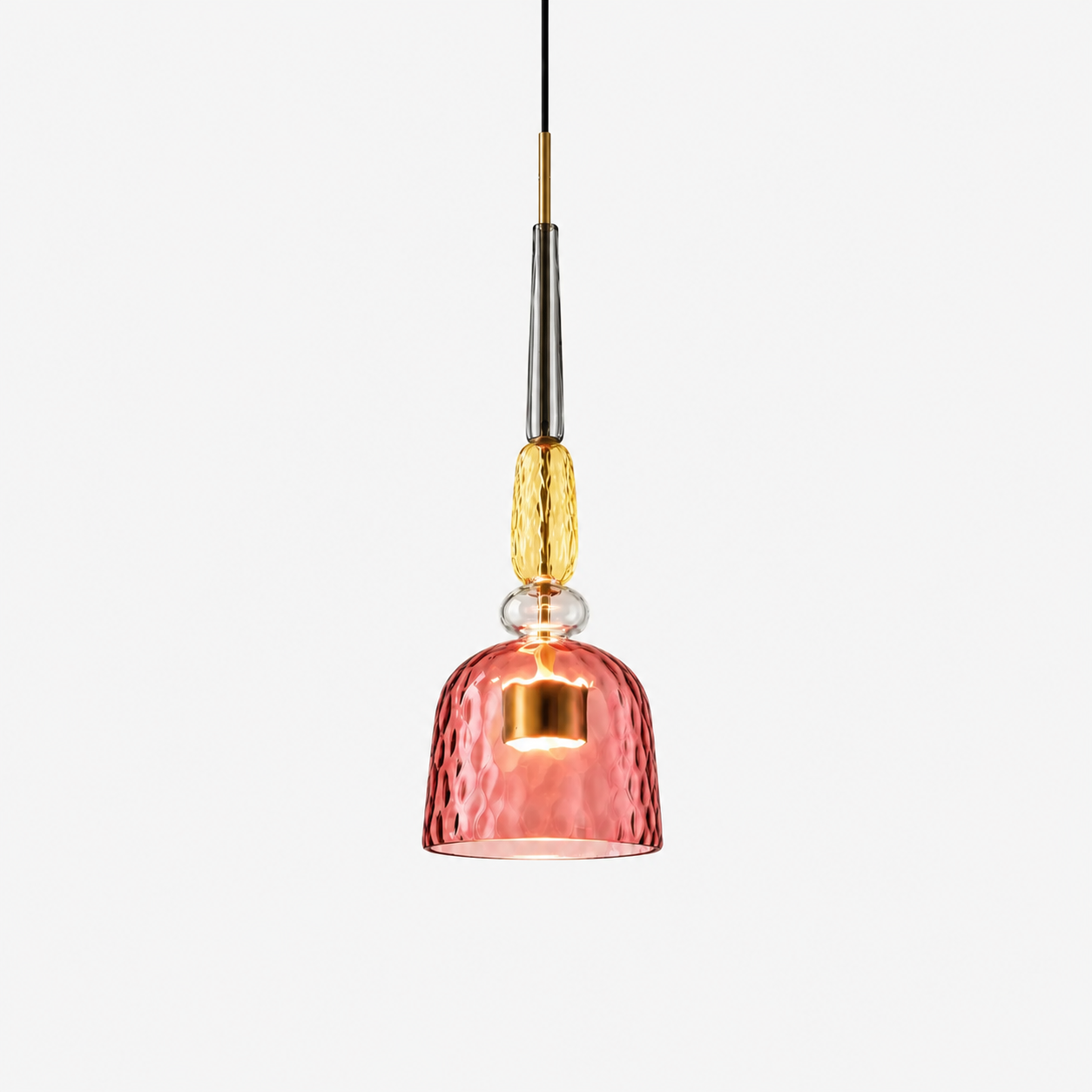 Colorful Glass LED Pendant Light