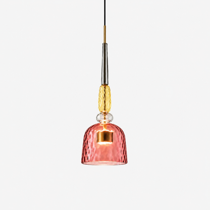 Colorful Glass LED Pendant Light