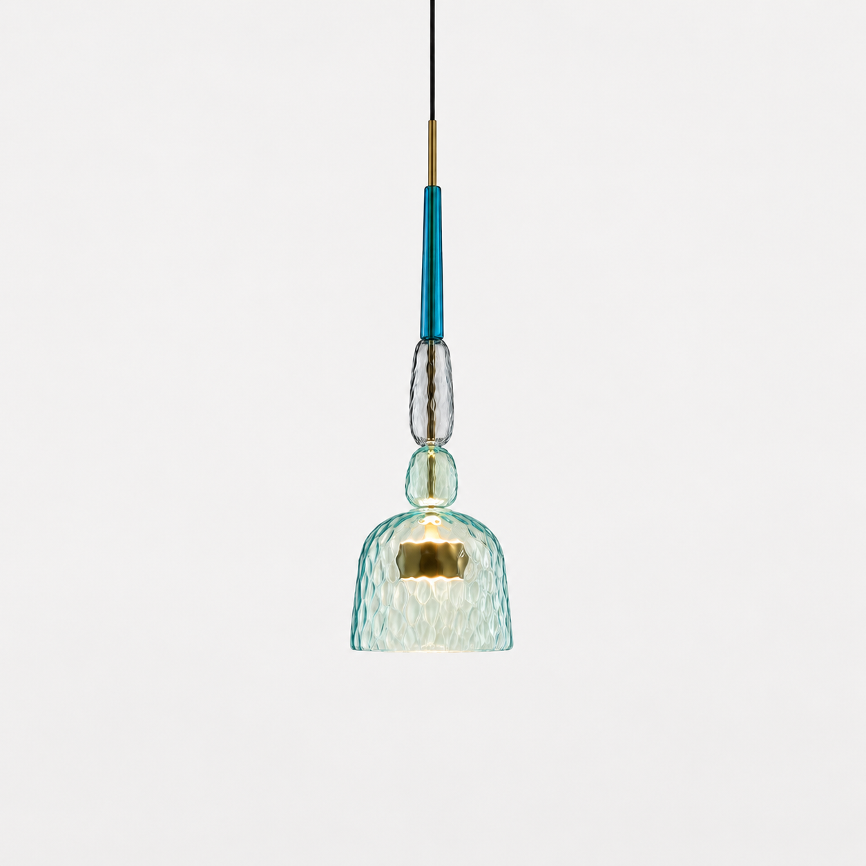 Colorful Glass LED Pendant Light