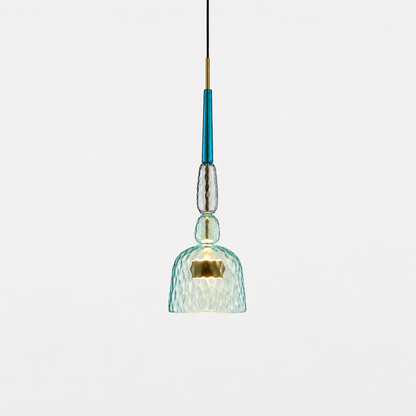 Colorful Glass LED Pendant Light