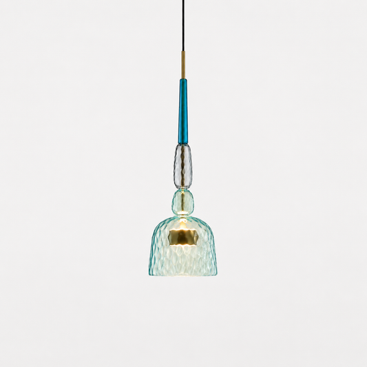 Colorful Glass LED Pendant Light