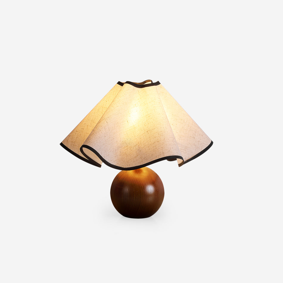 Colette Vintage Wooden Table Lamp