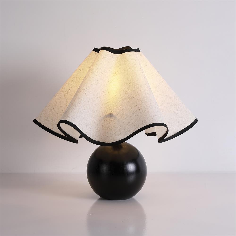 Colette Vintage Wooden Table Lamp