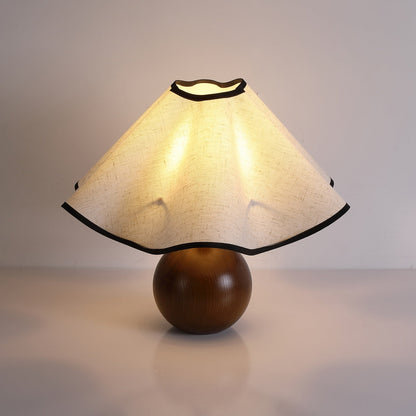 Colette Vintage Wooden Table Lamp