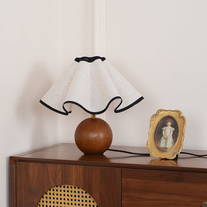 Colette Vintage Wooden Table Lamp