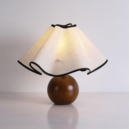 Colette Vintage Wooden Table Lamp